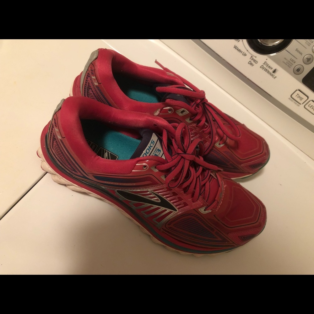 Brooks Red Sneakers